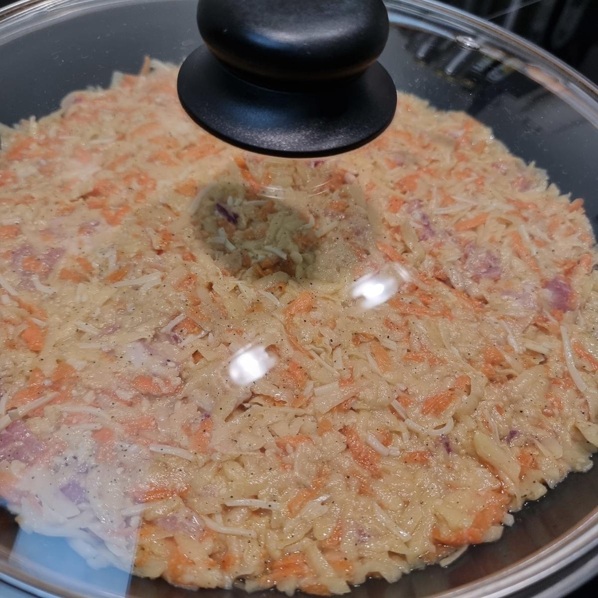 Riesen-Rösti mit Salat - Rezept - Bild Nr. 17455