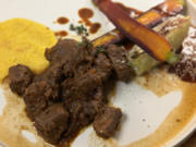 Wildschweinragú mit Polenta und Fenchel - Rezept - Bild Nr. 2