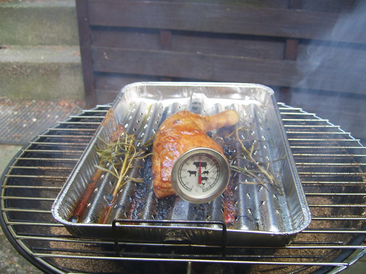 Geräucherte Hühnerkeule - Rezept - Bild Nr. 5