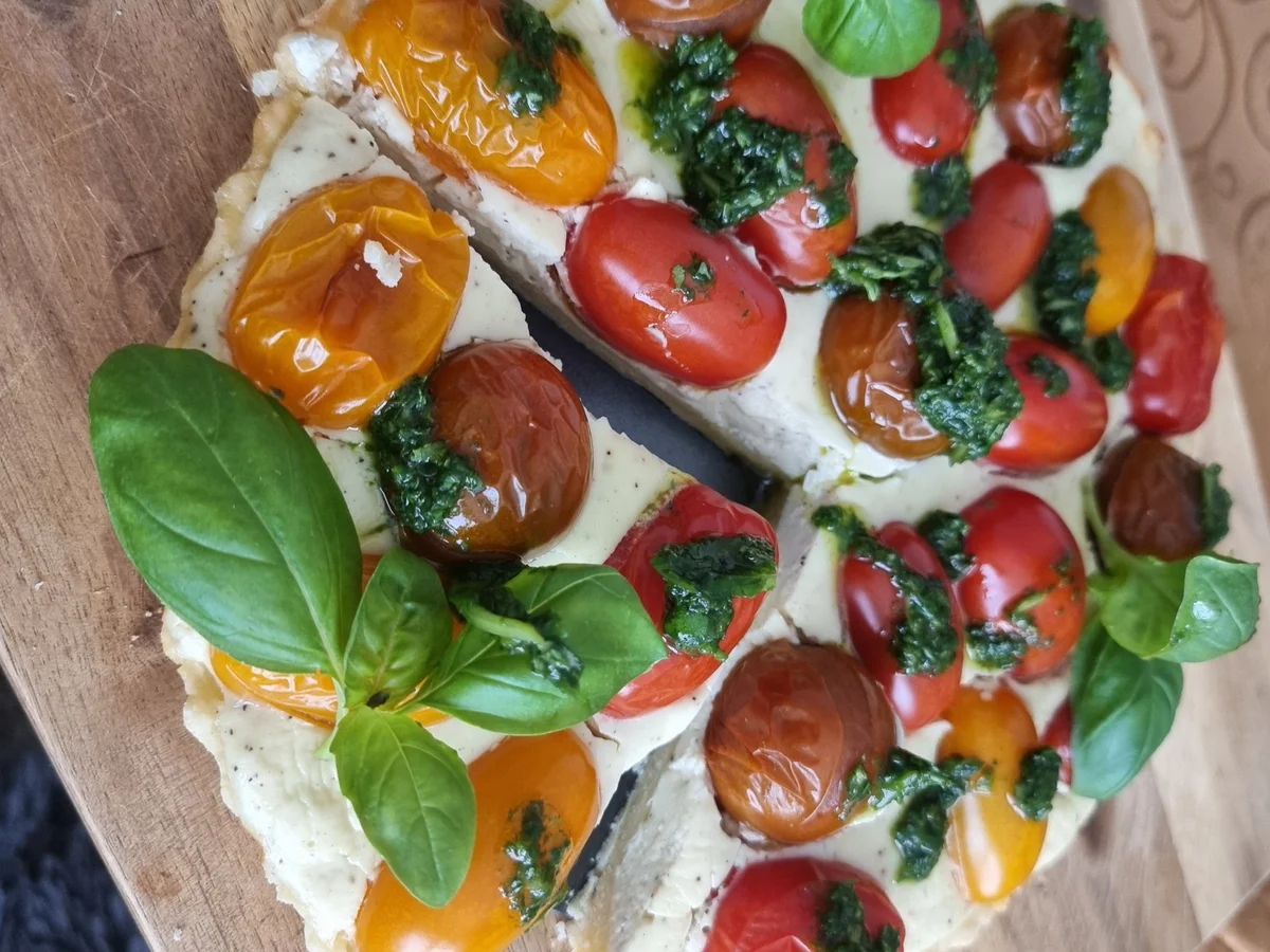 Rezept: Frischkäse-Tomaten-Tarte Bild Nr. 17457 Frischkäse-Tomaten-Tarte - Rezept - Bild Nr. 17457