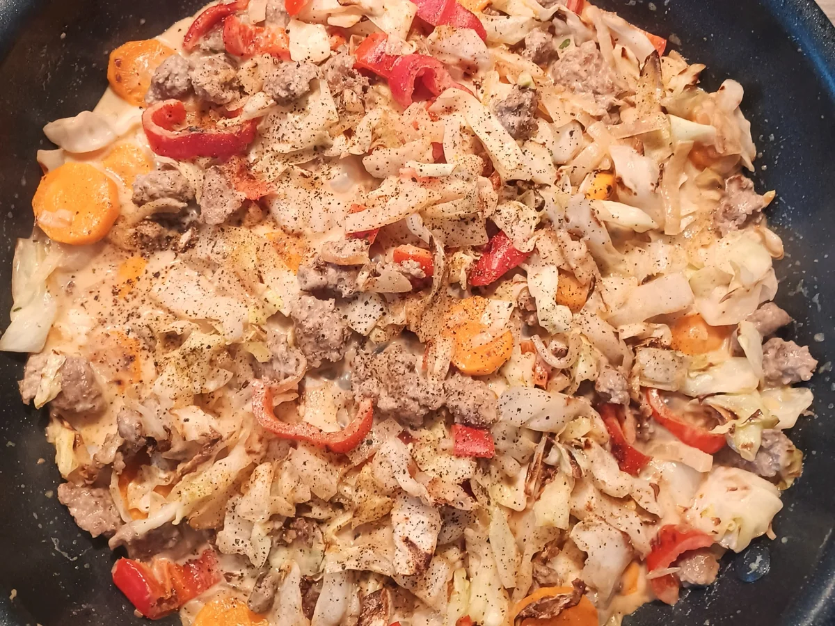 Rezept: Spitzkohlpfanne mit Gnocchi Bild Nr. 17450 Spitzkohlpfanne mit Gnocchi - Rezept - Bild Nr. 17450