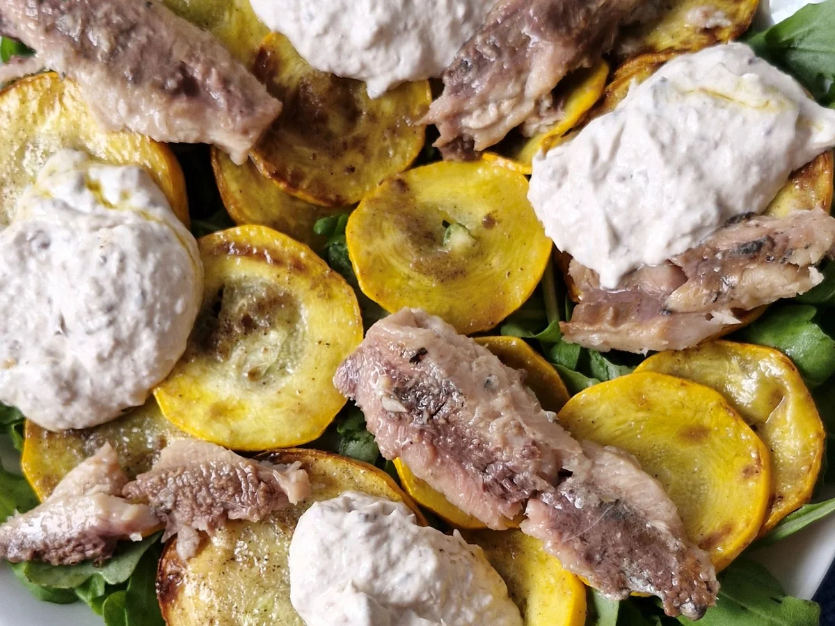 Rezept: Gebratene Zucchini mit Sardinen Bild Nr. 17444 Gebratene Zucchini mit Sardinen - Rezept - Bild Nr. 17444