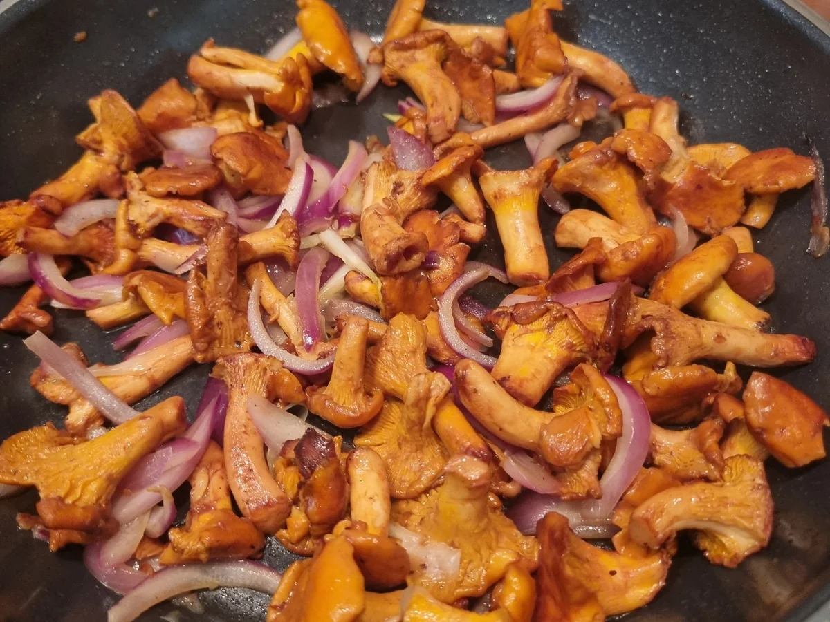 Rezept: Gebratene Gnocchi mit Pfifferlingen und Ziegenkäse Bild Nr. 17451 Gebratene Gnocchi mit Pfifferlingen und Ziegenkäse - Rezept - Bild Nr. 17451