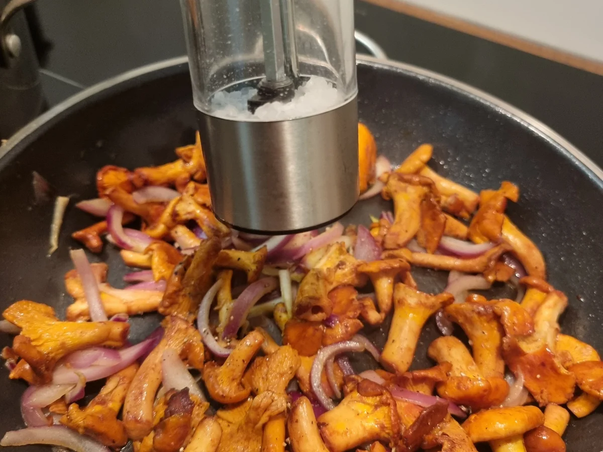 Rezept: Gebratene Gnocchi mit Pfifferlingen und Ziegenkäse Bild Nr. 17453 Gebratene Gnocchi mit Pfifferlingen und Ziegenkäse - Rezept - Bild Nr. 17453