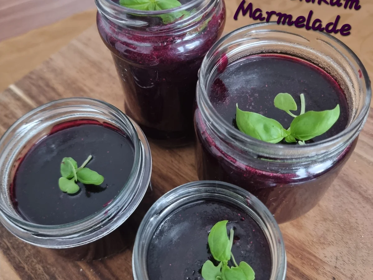 Heidelbeer-Basilikum-Marmelade - Rezept - Bild Nr. 17444