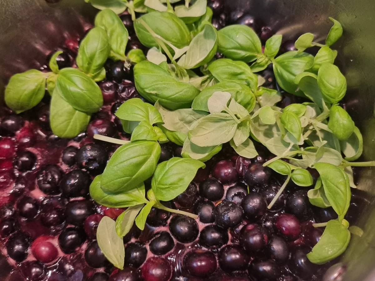 Heidelbeer-Basilikum-Marmelade - Rezept - Bild Nr. 17447