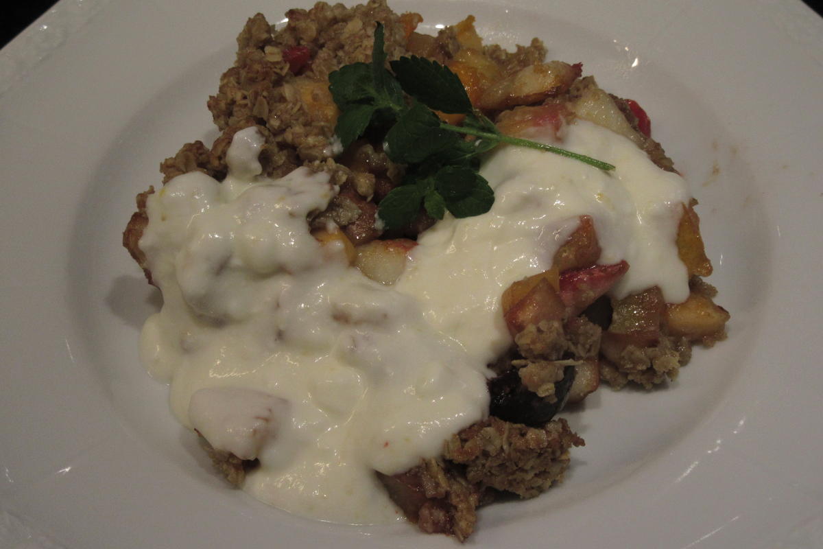 Vollkost: Obstsalat-Crumble - Rezept - Bild Nr. 17446