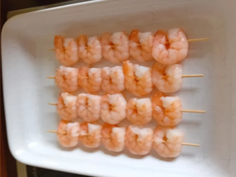 Rezept: Samtige Kartoffelsuppe mit Garnelenspieß Bild Nr. 17465 Samtige Kartoffelsuppe mit Garnelenspieß - Rezept - Bild Nr. 17465