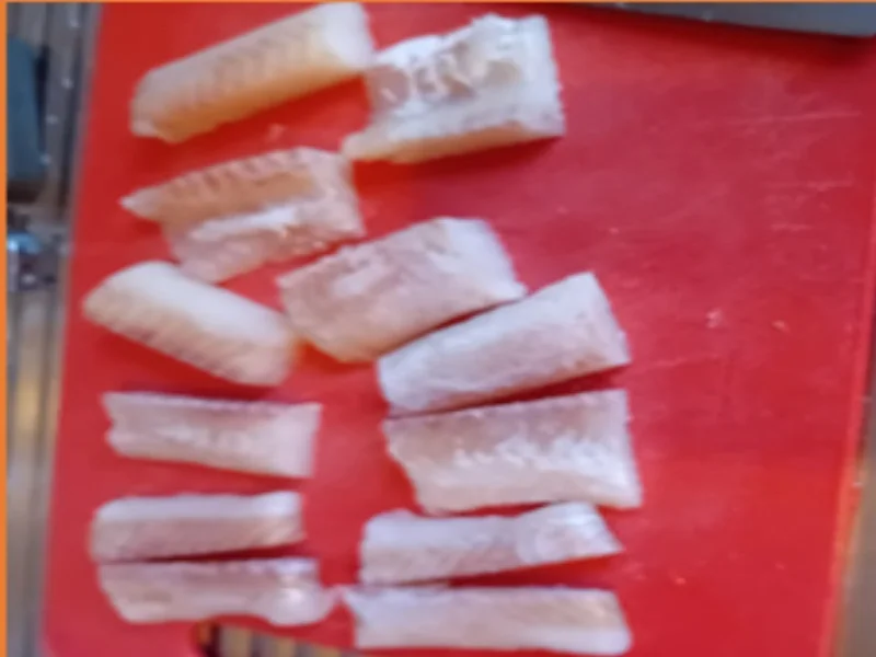 Rezept: Krosse Fischstäbchen mit Curry-Sauerkraut und Kartoffelstampf Bild Nr. 17457 Krosse Fischstäbchen mit Curry-Sauerkraut und Kartoffelstampf - Rezept - Bild Nr. 17457