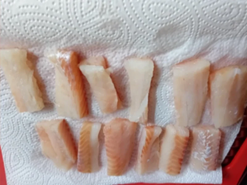 Rezept: Krosse Fischstäbchen mit Curry-Sauerkraut und Kartoffelstampf Bild Nr. 17458 Krosse Fischstäbchen mit Curry-Sauerkraut und Kartoffelstampf - Rezept - Bild Nr. 17458