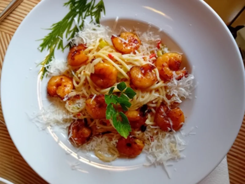 Würzige Spaghetti mit Garnelen - Rezept - Bild Nr. 2