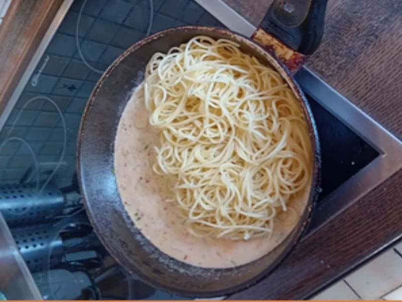 Würzige Spaghetti mit Garnelen - Rezept - Bild Nr. 14