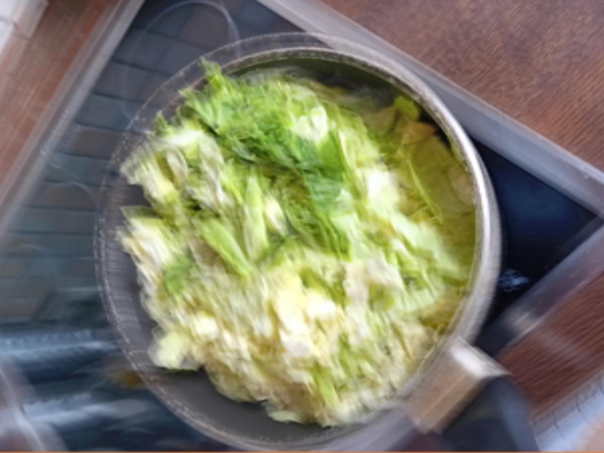 Seelachsfilet auf Wirsingbett - Rezept - Bild Nr. 17460