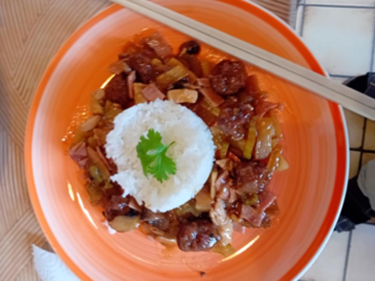 Chop-Suey mit Ananas und Basmatireis - Rezept - Bild Nr. 18