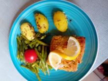 Schlemmer-Filet mit Butter-Buschbohnen und Kümmel-Pellkartoffeln - Rezept - Bild Nr. 2