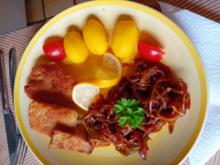 Alaska-Seelachsfilet gebraten mit Gemüsemix asiatischer Art und Drillingen - Rezept - Bild Nr. 17455