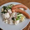 Kartoffel-Blumenkohl-Gemüse mit Geflügel-Wiener-Würstchen - Rezept - Bild Nr. 17455