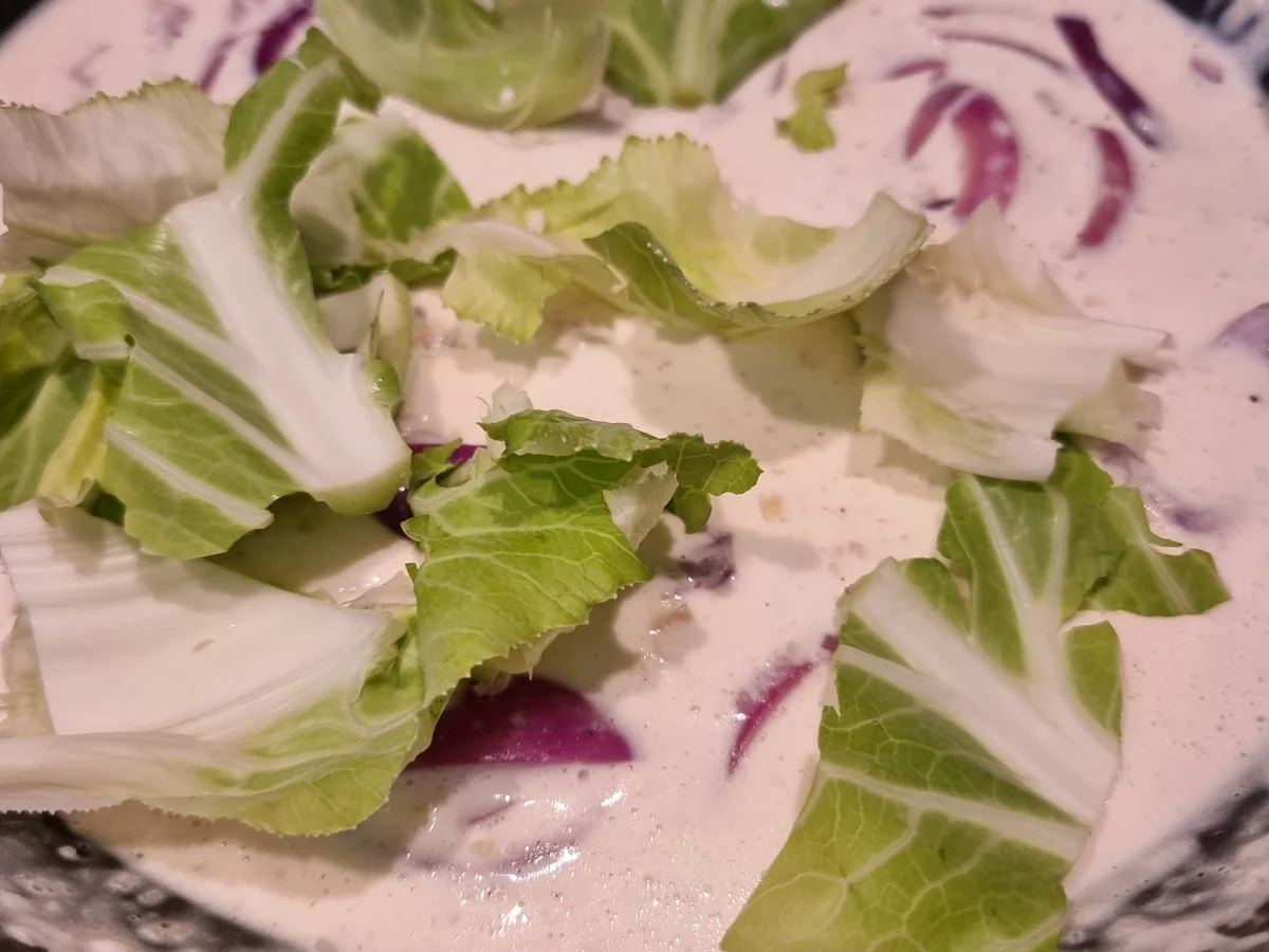 Kartoffel-Blumenkohl-Gemüse mit Geflügel-Wiener-Würstchen - Rezept - Bild Nr. 17465