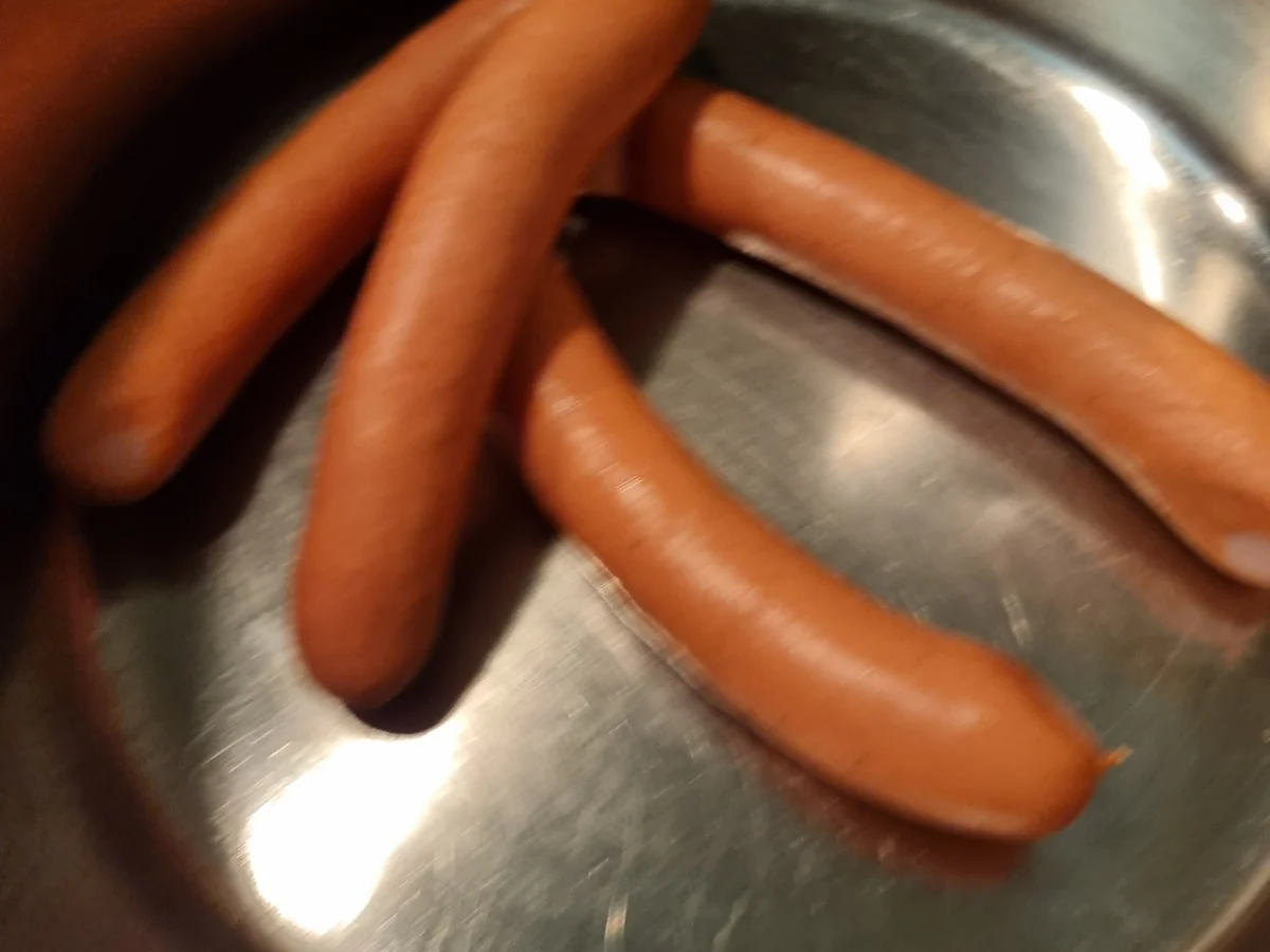 Kartoffel-Blumenkohl-Gemüse mit Geflügel-Wiener-Würstchen - Rezept - Bild Nr. 17469