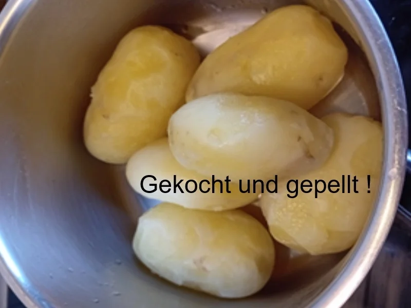 Heringsfilets in Sahnesauce mit herzhaften Bratkartoffeln und Gewürzgurke - Rezept - Bild Nr. 5