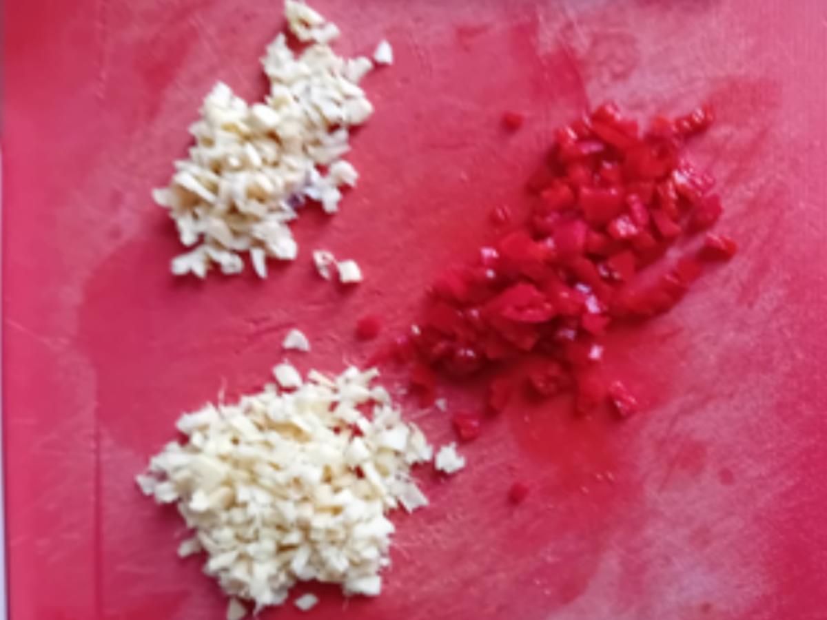 Curry-Rinderhackfleisch-Paprika-Zwiebel-Wok mit Basmatireis - Rezept - Bild Nr. 5