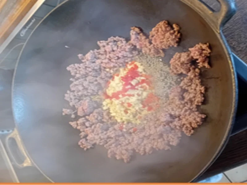 Curry-Rinderhackfleisch-Paprika-Zwiebel-Wok mit Basmatireis - Rezept - Bild Nr. 7