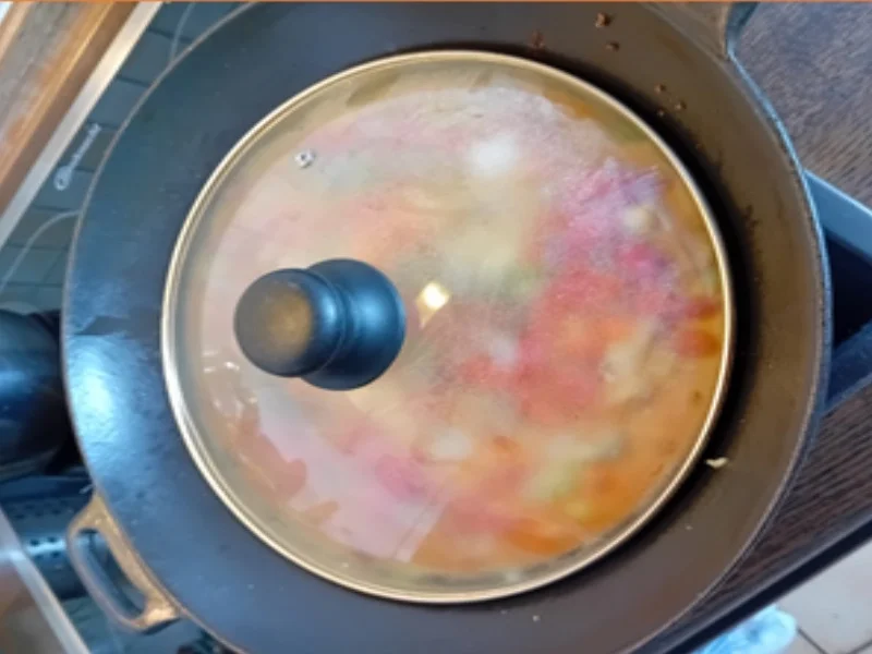 Curry-Rinderhackfleisch-Paprika-Zwiebel-Wok mit Basmatireis - Rezept - Bild Nr. 13