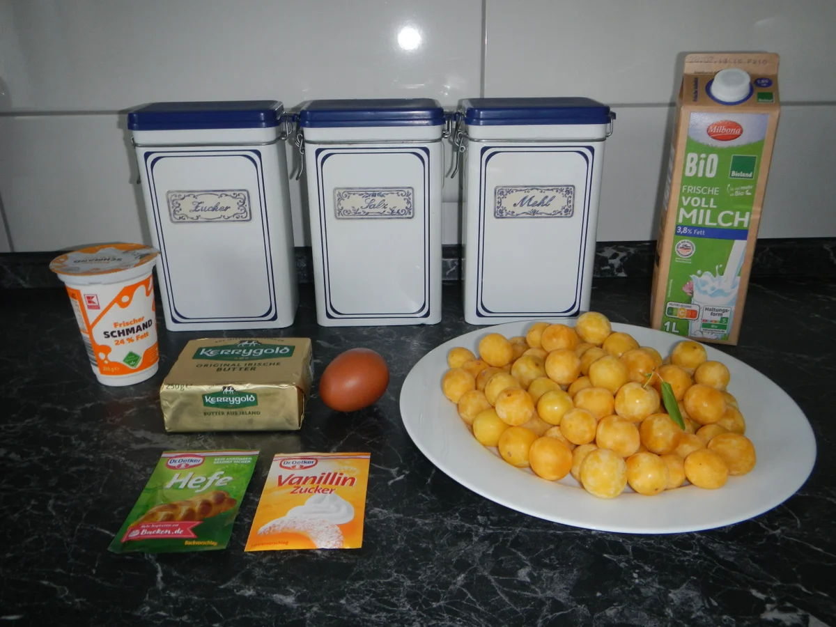 Rezept: Mirabellen-Schmand-Kuchen Bild Nr. 17459 Mirabellen-Schmand-Kuchen - Rezept - Bild Nr. 17459