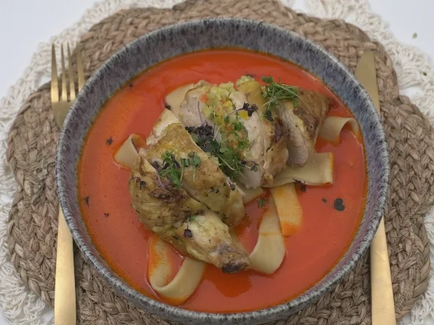 Paprikahendl mit Pasta - Rezept - Bild Nr. 2