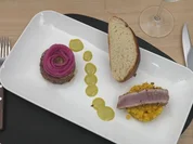 Beef Tatar und Mango Tatar mit Thunfisch und Aioli - Rezept - Bild Nr. 17457