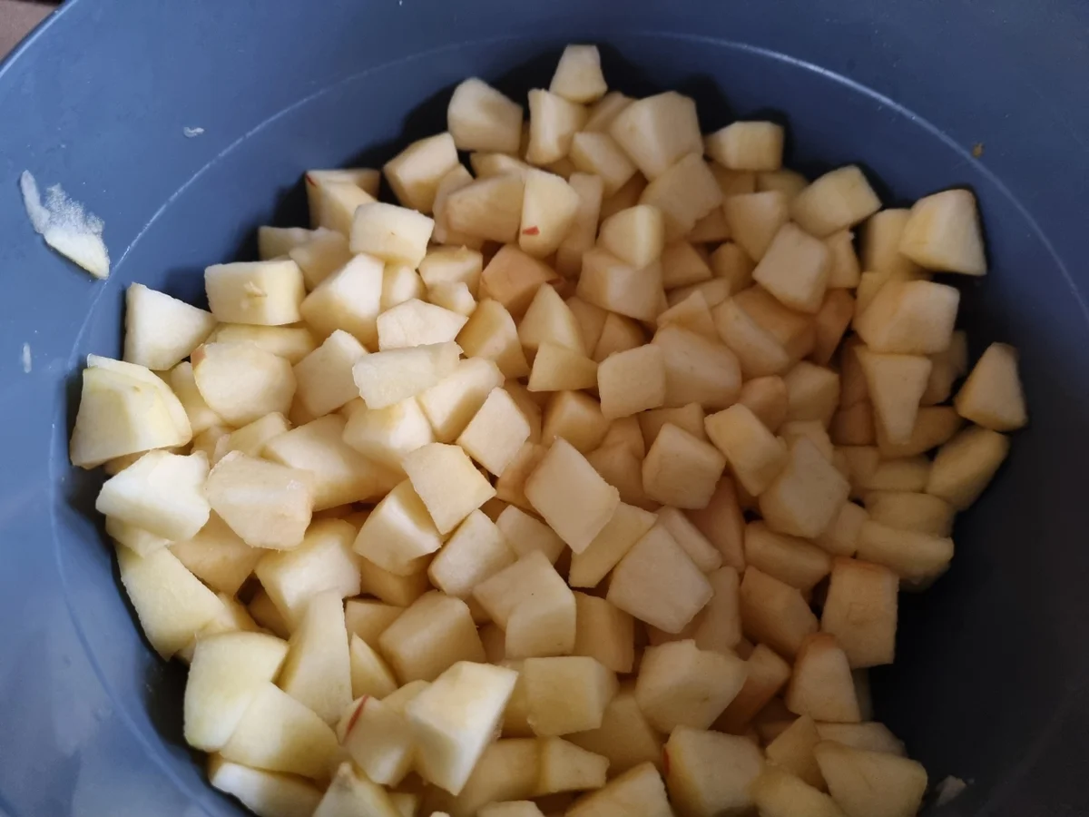 Apfel-Quark-Puddingkuchen mit Streusel - Rezept - Bild Nr. 17467