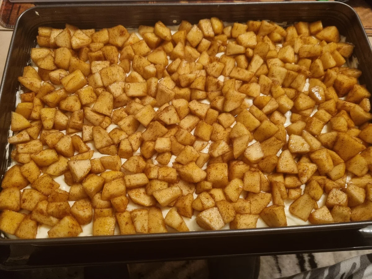 Apfel-Quark-Puddingkuchen mit Streusel - Rezept - Bild Nr. 17471