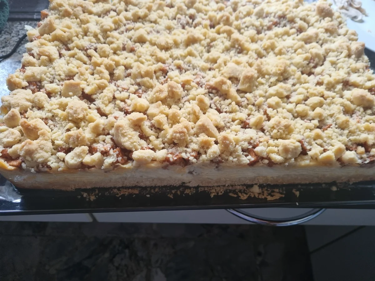Apfel-Quark-Puddingkuchen mit Streusel - Rezept - Bild Nr. 17475