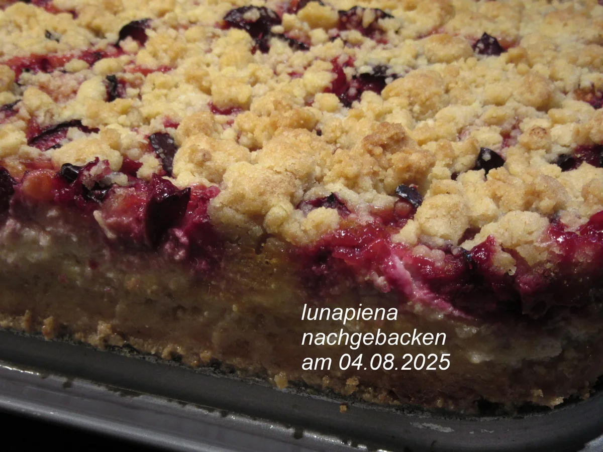 Apfel-Quark-Puddingkuchen mit Streusel - Rezept - Bild Nr. 17477