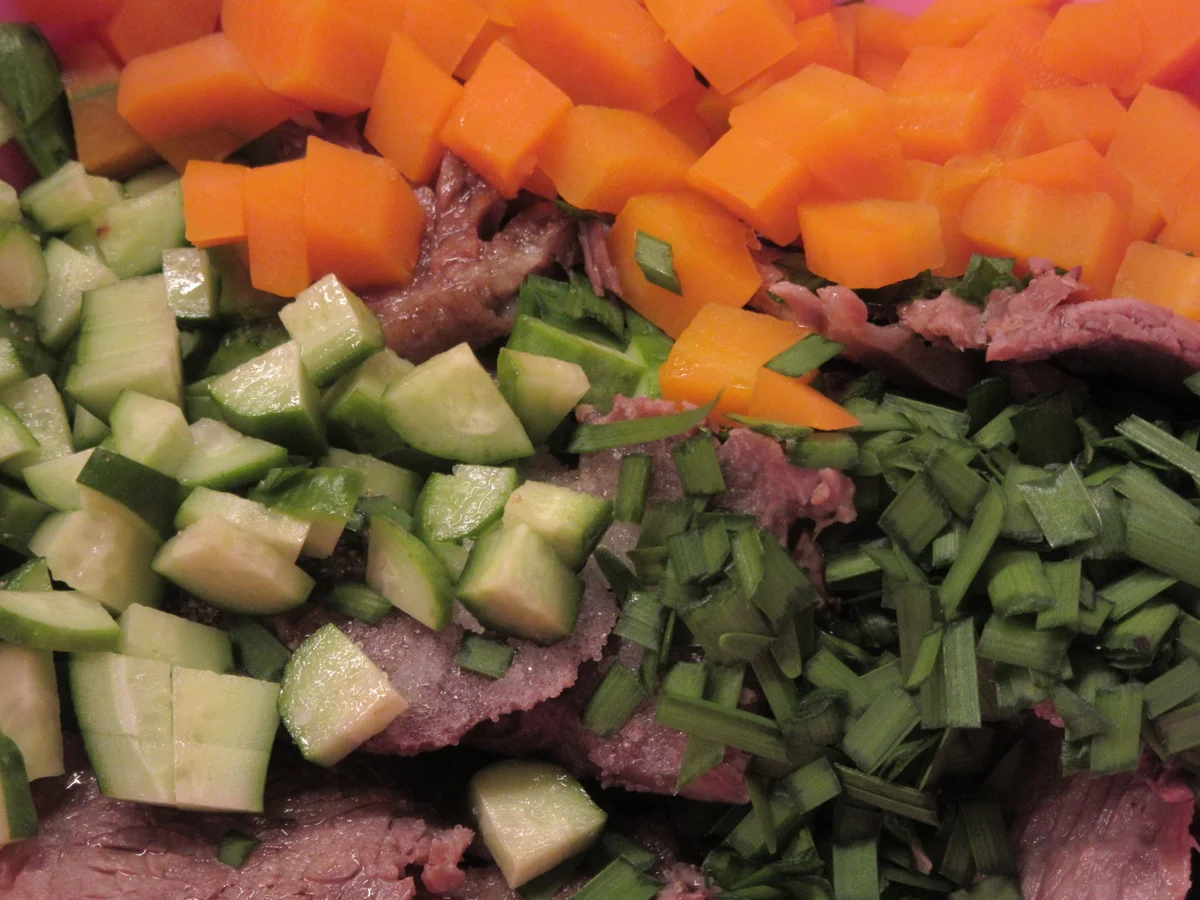 Rezept: Salate: Rindfleischsalat 2.0 Bild Nr. 4 Salate: Rindfleischsalat 2.0 - Rezept - Bild Nr. 4