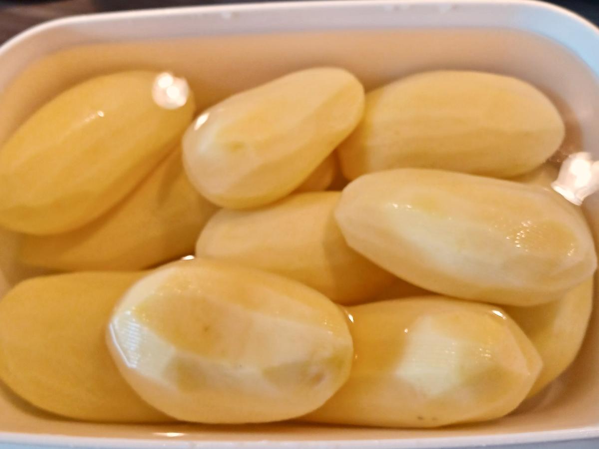 Kartoffelauflauf mit Schweinerücken, Champignons und Zwiebeln - von Gitto