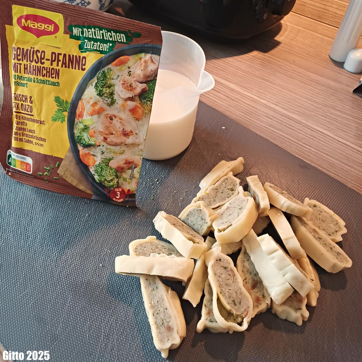 Maultaschenpfanne mit viel Gemüse - Rezept - Bild Nr. 17469