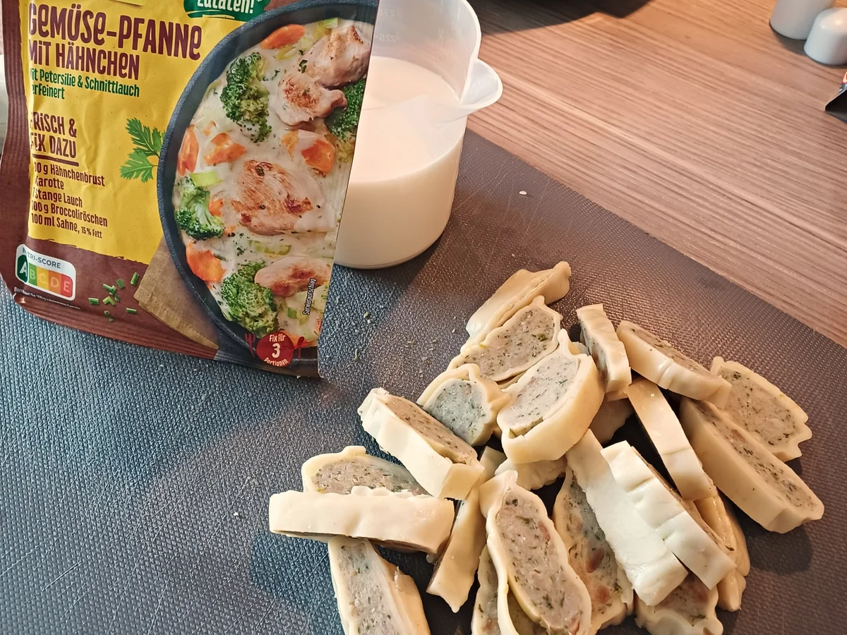 Maultaschenpfanne mit viel Gemüse - Rezept - Bild Nr. 17469