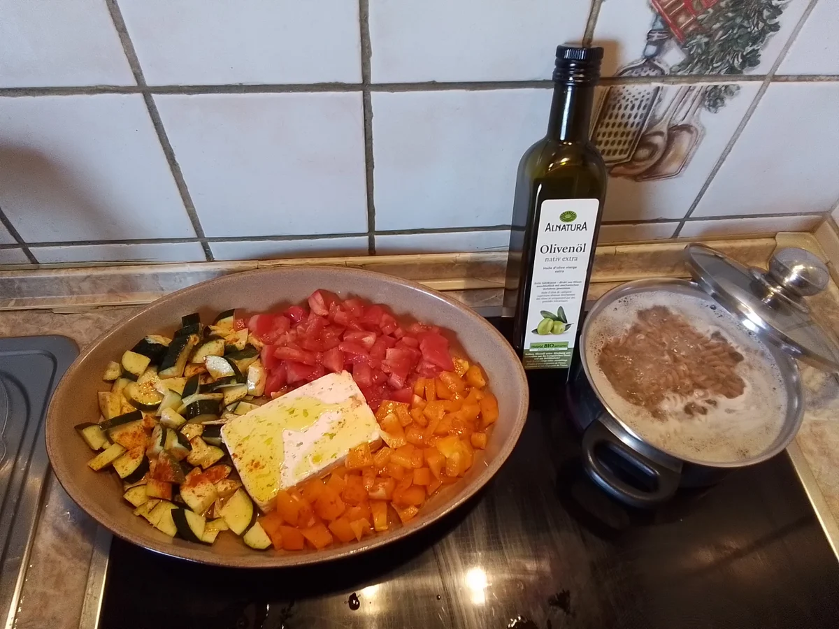 Rezept: Nudel-+ Gemüse (Resteverwertung) Bild Nr. 17467 Nudel-+ Gemüse (Resteverwertung) - Rezept - Bild Nr. 17467