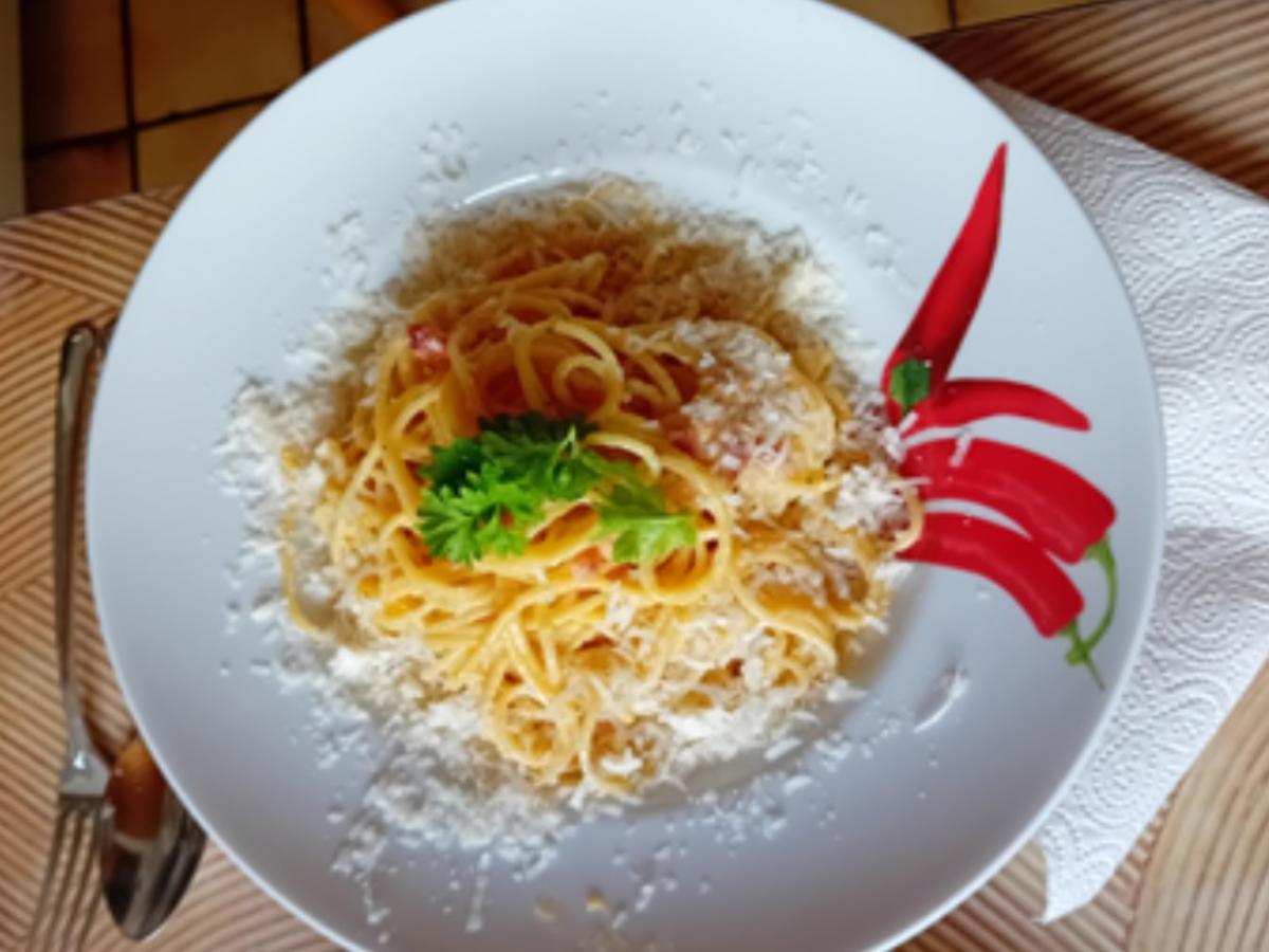 Spaghetti Carbonara II - Rezept - Bild Nr. 17469