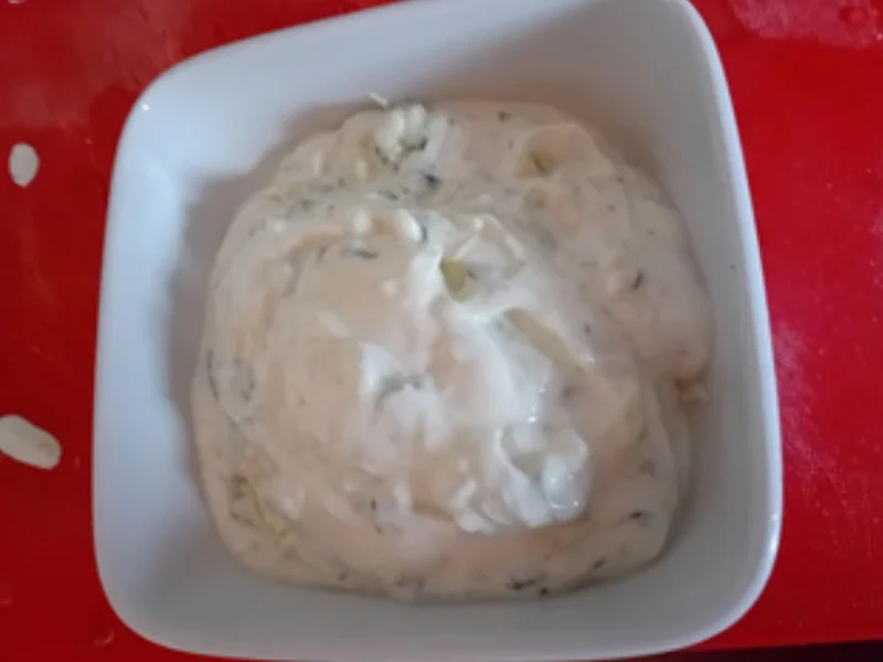 Rezept: Steinpilzschnitzel mit frittierten Blumenkohl im Bier-Teig, Tsatsiki und Drillingen Bild Nr. 17489 Steinpilzschnitzel mit frittierten Blumenkohl im Bier-Teig, Tsatsiki und Drillingen - Rezept - Bild Nr. 17489