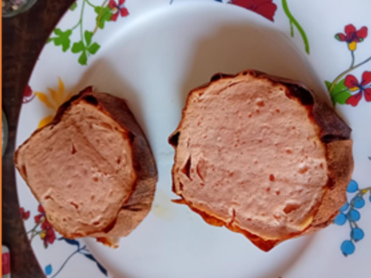 Leberkäse auf Toast mit Wachteleiern - Rezept - Bild Nr. 3