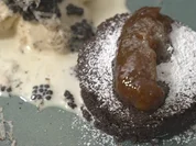 Schokoladentarte, Vanilleeis mit Kaviar & Trüffe - Rezept - Bild Nr. 2