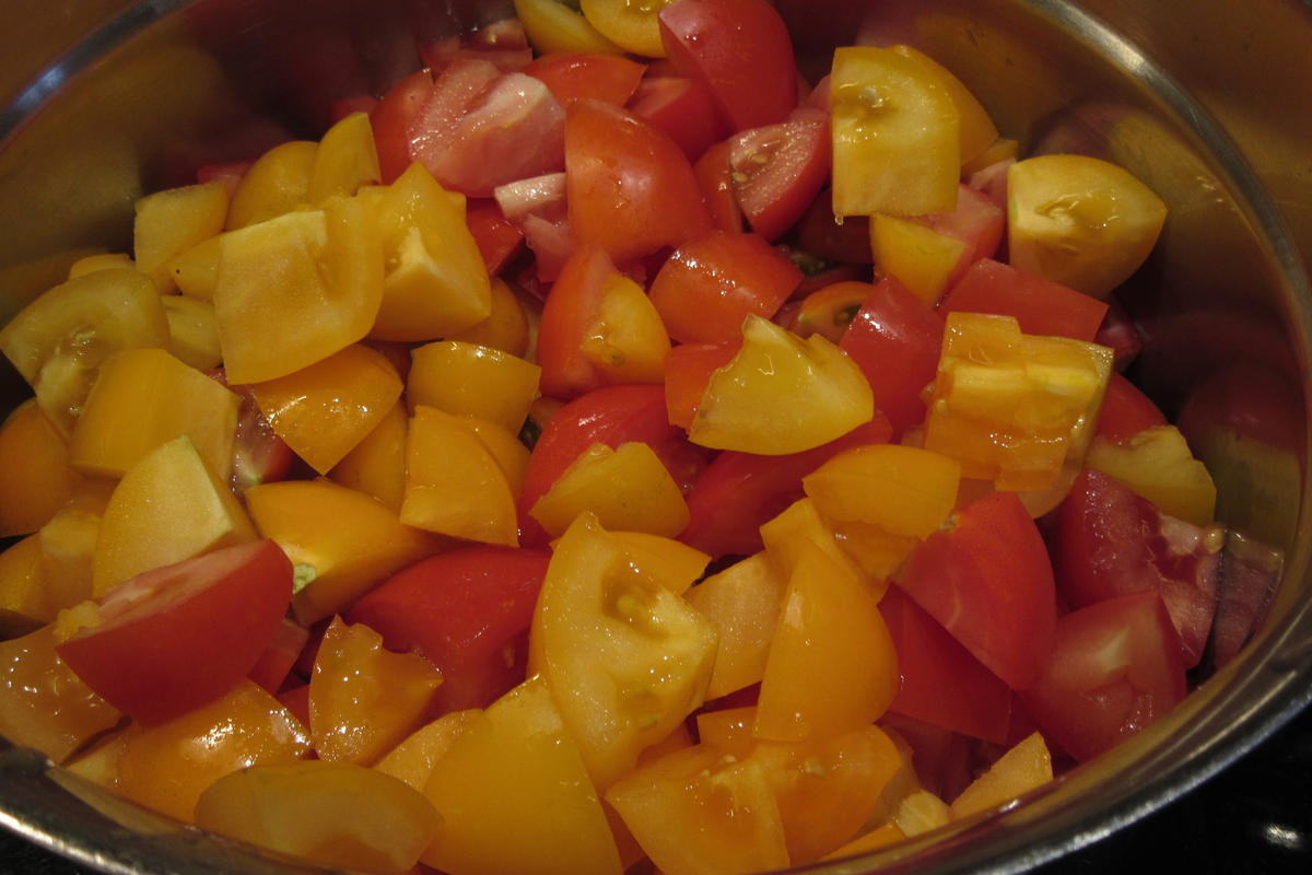 Vorrat: Basis für Tomatensoße - Rezept - Bild Nr. 17488