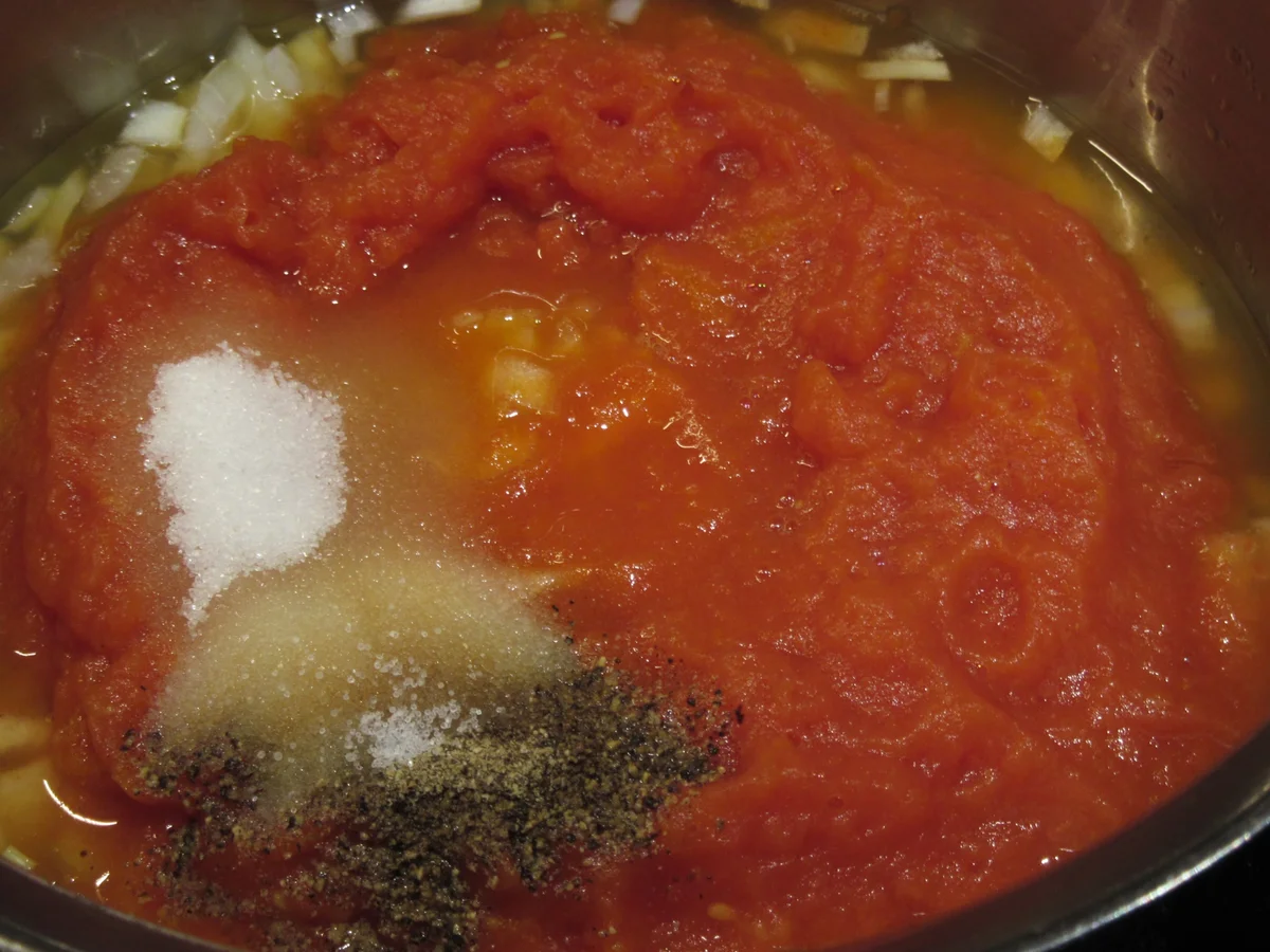 Rezept: Vorrat: Basis für Tomatensoße Bild Nr. 17494 Vorrat: Basis für Tomatensoße - Rezept - Bild Nr. 17494