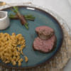 Kalbsfilet mit hausgemachten Knöpfle und Speckbohnen - Rezept - Bild Nr. 2