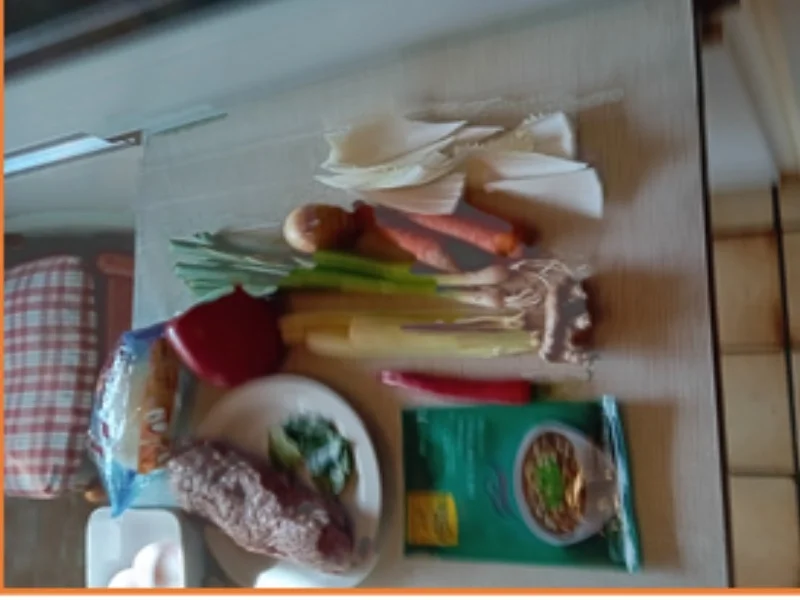 Sichuan Suppeneintopf mit Hackfleisch, Gemüsemix, Glasnudeln und Ei - Rezept - Bild Nr. 3