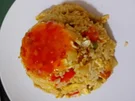 Biryani Masala mit Gemüsemix, Hähnchenfleisch, Ei und Reis - Rezept - Bild Nr. 17491