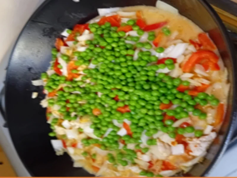 Biryani Masala mit Gemüsemix, Hähnchenfleisch, Ei und Reis - Rezept - Bild Nr. 17509