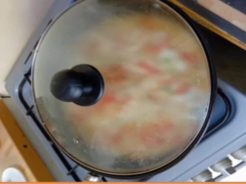 Biryani Masala mit Gemüsemix, Hähnchenfleisch, Ei und Reis - Rezept - Bild Nr. 17510